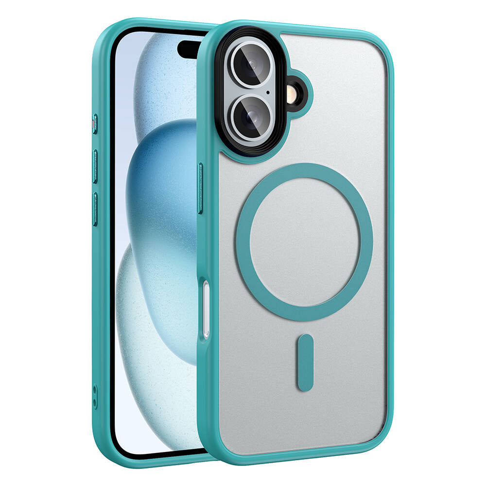 Cepax Matte Magsafe iPhone 16 Plus Mat Arka Yüzey Kablosuz Şarj Özellikli Telefon Kılıfı - 14 Cepax Matte Magsafe iPhone 16 Plus Mat Arka Yüzey Kablosuz Şarj Özellikli Telefon Kılıfı - 14
